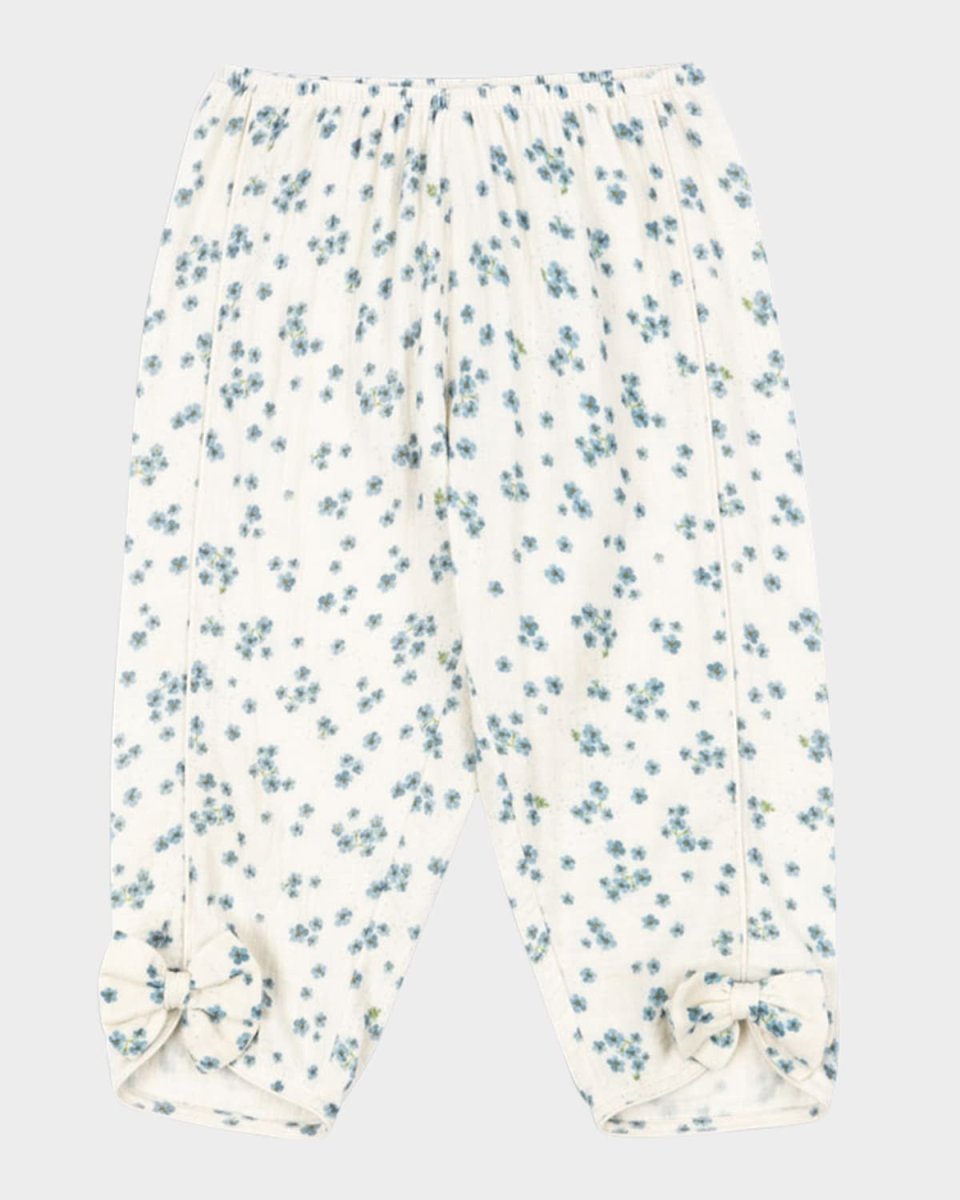 Rosie H-W x Girl's Mioblu Floral Cotton Pants, Size 12M